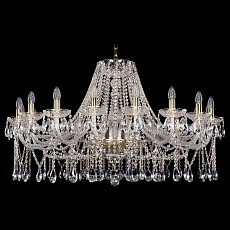 Подвесная люстра bohemia ivele crystal 1413 1413-18-400-g